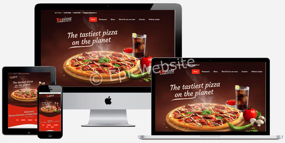 Pizzeria website laten bouwen