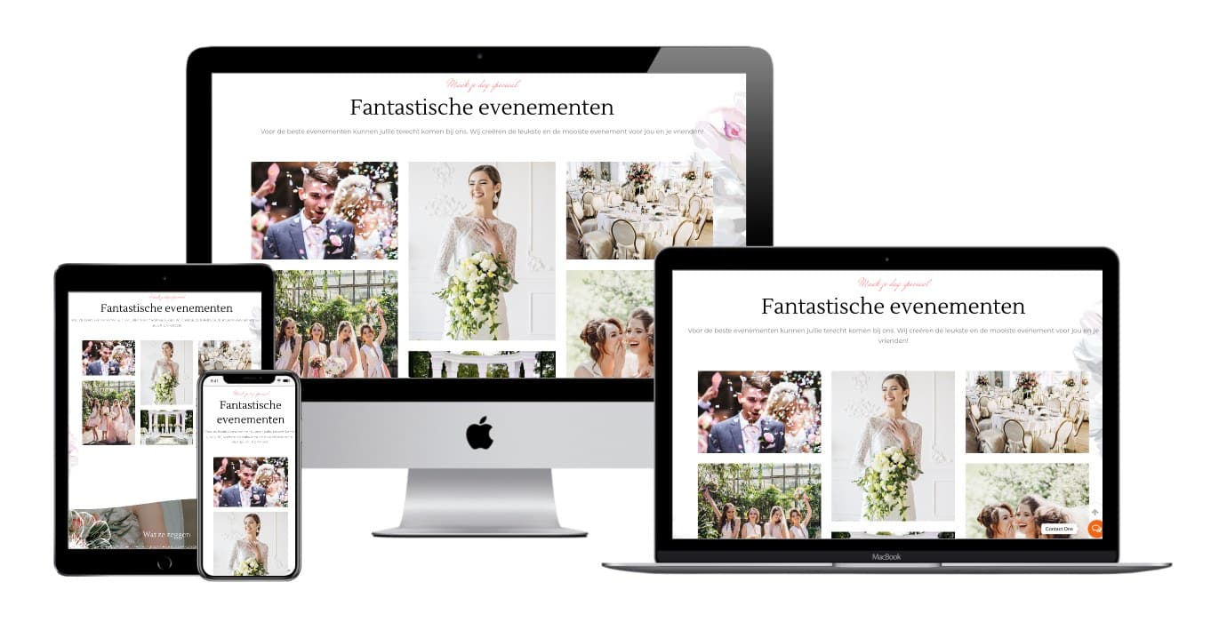 Wordpress website voor bruiloft laten maken