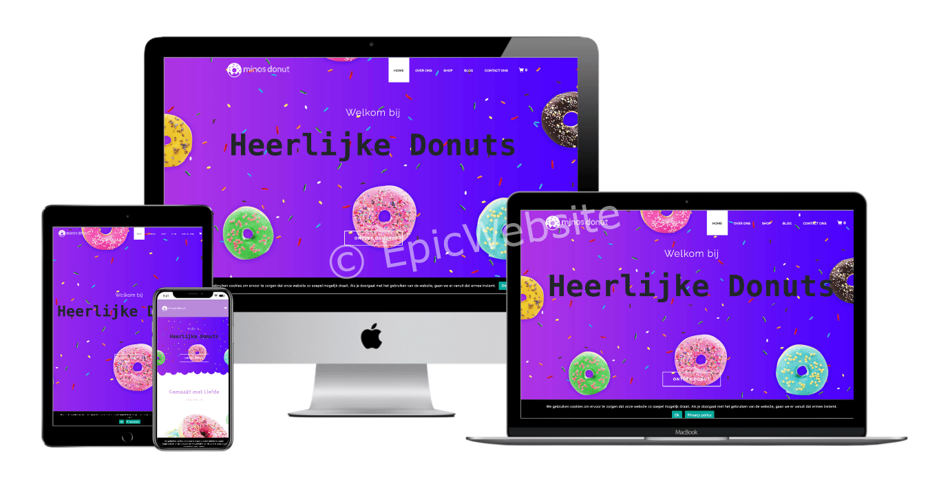 Cupcake webshop laten maken