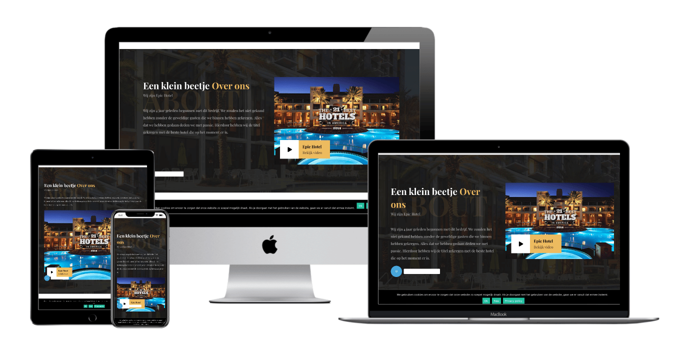 Wordpress website hotel laten bouwen
