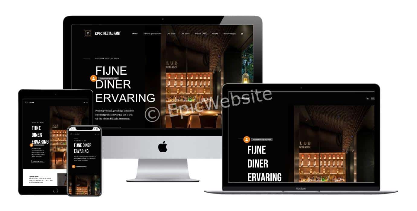Website restaurant laten maken