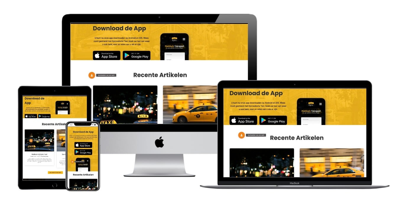 Wordpress website laten maken taxi